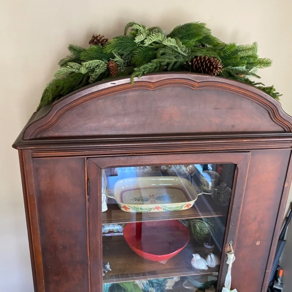 Anthropologie Terrain  Faux Evergreen Swag